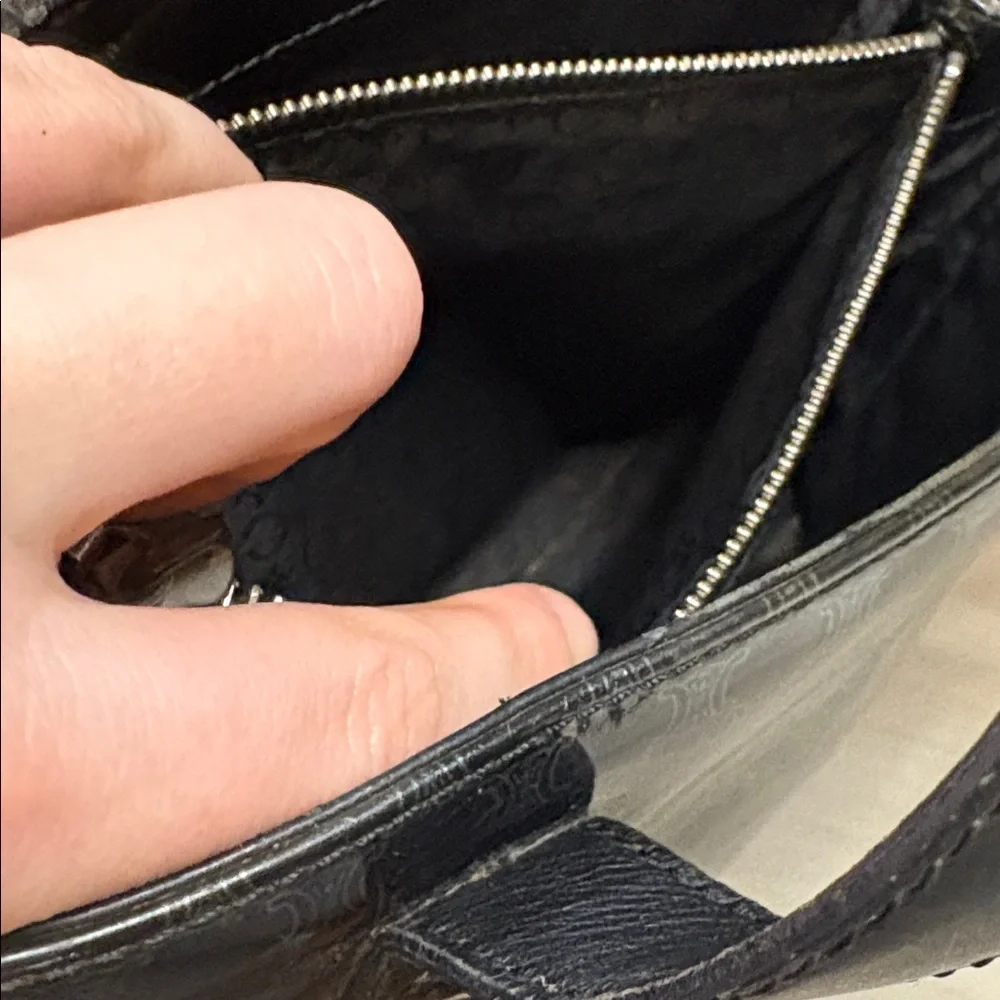 Vintage Celine Macadam PVC Mini Tote‎ – Black 11
